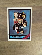 1987 Comic Images, Marvel Universe Series 1, #31 Avengers picture