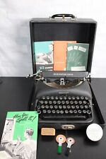 Vintage Remington Rand Model 5 Typewriter With Case & Accessories picture