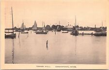 Postcard Tower Hill Boat Moorings Edgartown Mass. *C6421 picture