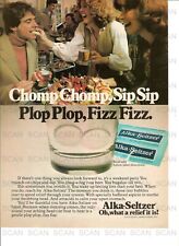 1978 Alka-Seltzer Vintage Magazine Ad  Plop Plop, Fizz Fizz Oh, What a Relief picture