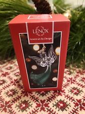 Rare Lenox Angel Christmas Tree Ornament Emerald SKU 869547 W Box picture