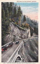 West End Shepperd's Dell Columbia River Gorge Highway Oregon Postcard 1920's picture