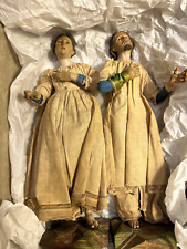 Antique Pair (2) Neapolitan Creche Mary & Joseph (13