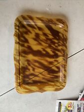 VTG 1930-40’ Vanity TRAY Faux Tortoise  Shell Celluloid picture