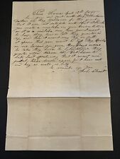 Angry 1845 Letter to James Freeland, Millersburg /John Christ, Pine Grove Penn. picture