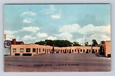 Laramie WY-Wyoming, Ranger Motel, the Western Motel Advertising Vintage Postcard picture