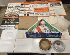HUGE LOT Salesman Sample Advertising 1920s-30s Sign Folio WEAR-EVER Cookware Pan picture