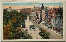 Boston Massachusetts Tremont Street View Postcard picture