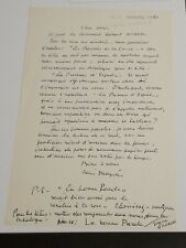 Rene Magritte Famous Artist signed letter Good Content PSA DNA Autograph Auto picture