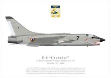 Print F-8E(FN) Crusader, Flotilla 12.F, Naval Aeronautics (by G. Marie) picture