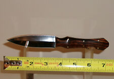 BOOT KNIFE / DAGGER SS BLADE, CUSTOM HANDMADE DESERT IRONWOOD HANDLES picture