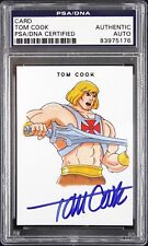 1983-1985 Tom Cook Masters of the Universe Signed Slabbed Card (PSA/DNA) picture