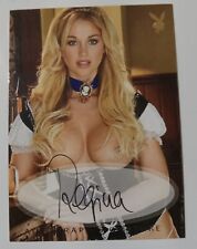 PlayboyPlaymate Regina Deutinger Authentic Autograph Card Vintage 2010 picture