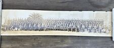 Antique Oakland California Police & Fire Department Motorcycle Panoramic Photo picture