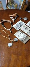 Old Vintage WWI American US Soldier Dog Tag Spurs Compass Photo Collar Disc Lot picture
