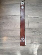 Vintage Russian Leather Barber Strop For Straight Razor W/Canvas Backing picture