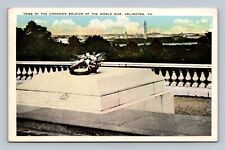 Postcard VA Arlington Tomb of Unknown Soldier of the World War picture