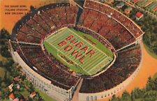 The Sugar Bowl Tulane Stadium New Orleans LA Postcard A276 picture