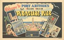 Postcard 1951 Port Arthur's Pleasure Pier multi View Sexy ladies 23-12229 picture
