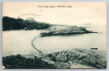 Vintage Postcard MA Nahant Forty Step Beach c1909 Divided Back ~7116 picture