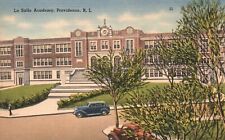 Postcard RI Providence Rhode Island La Salle Academy Linen Vintage Old PC e9667 picture