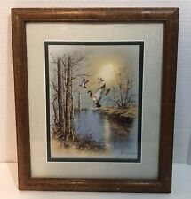 10x12  Rustic Wood Brown Wooden Hanging Picture Photo Frame with Bird Art picture