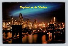 New York City NY-Baghdad On The Hudson, Antique, Vintage Souvenir Postcard picture