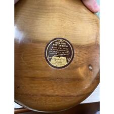 3 Vintage Myrtlewood Wood Plates Bowls picture