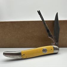 Vintage Imperial Fisherman's Knife Hard To Find w/ Crown Shield Good Shape USA picture