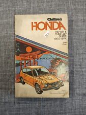 Vintage Chilton's Honda 1970-74 Repair & Tune-Up Guide 600 Civic picture