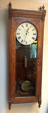 Rare XXL Antique Seth Thomas Wall Clock picture