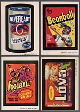 1973 Topps Wacky Packs Series 3 Lot of 4 different EX/MT BEANFOOL LOVA NEVEREADY picture