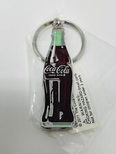 Coca Cola Mini Coke Bottle Keychain 2.75” New Old Stock 2011 picture