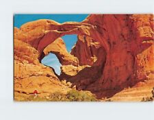 Postcard Double Arch Arches National Monument Utah USA North America picture