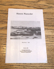 Historic Nantucket Quarterly October 1978- Nantucket Historical Assoc. Vol 26 #2 picture