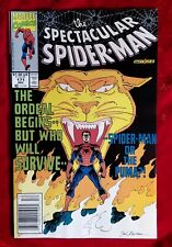 1990 Spectacular Spider-Man 171 PUMA App NEWSSTAND NS vtg 90s Stan Lee Comic  picture