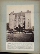 France, Château de Chevenon, Vintage Albumen Print Facade 3 picture