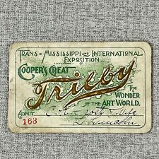 1898 Trans-Mississippi Expo Cooper’s Great Trilby The Wonder Of The Art World picture