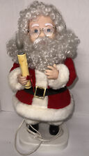 Santa's Best 90s Animatronic Christmas Santa Clause w/ Lighted Candle 20” Tested picture