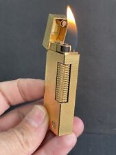 Authentic Alfred DUNHILL  Gold   Finish LIGHTER -  Box R5 picture