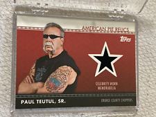 2011 Topps American Pie Relic #APR-13 Paul Teutul, Sr. Worn Memorabilia Card picture