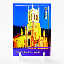 CHRIST CHURCH IN SHIMLA North India Card 2024 GleeBeeCo Holo Tours #CC66 picture