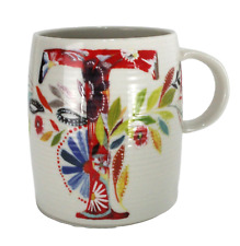 Anthropologie Coffee Mug Monogram T Petal Palette Starla M. Halfmann picture