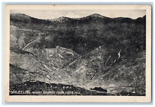c1940's Mount Everest from Tiger Hill Darjeeling India Posted Vintage Postcard picture