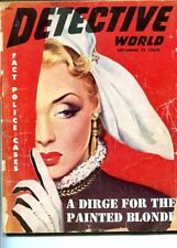 DETECTIVE WORLD-SEPT 1951-G-HARD BOILED-SPICY-MURDER-RAPE-POISON- G picture