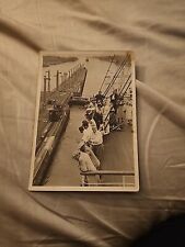 Vintage Black And White Photo 1933 S.s. Virginia Panama Canal picture