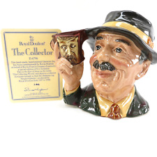 Royal Doulton D6796 THE COLLECTOR Special Ed. Character Jug Figurine 1987 Signed picture