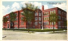 Postcard - North Side High School, Minneapolis, Minnesota, Vintage 0260 picture