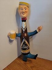 Vintage 1960s Blatz Beer Bottle Man Statue Figure Guy PART ONLY picture