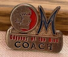 Odyssey of the Mind OOTM COACH Pinback Lapel Pin picture